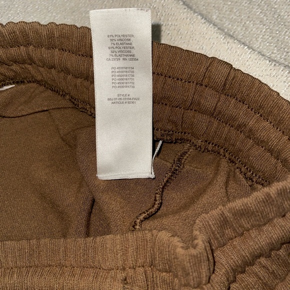 Aritzia Wilfred Free Lounge Pants (color: rustical brown) - Picture 6 of 8